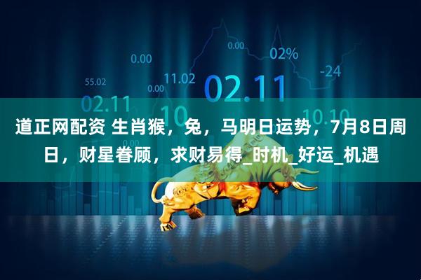 道正网配资 生肖猴，兔，马明日运势，7月8日周日，财星眷顾，求财易得_时机_好运_机遇